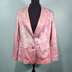 NEW BEREK Pink Foil Jacket Pink w/Siler Foil NWT
Lot M